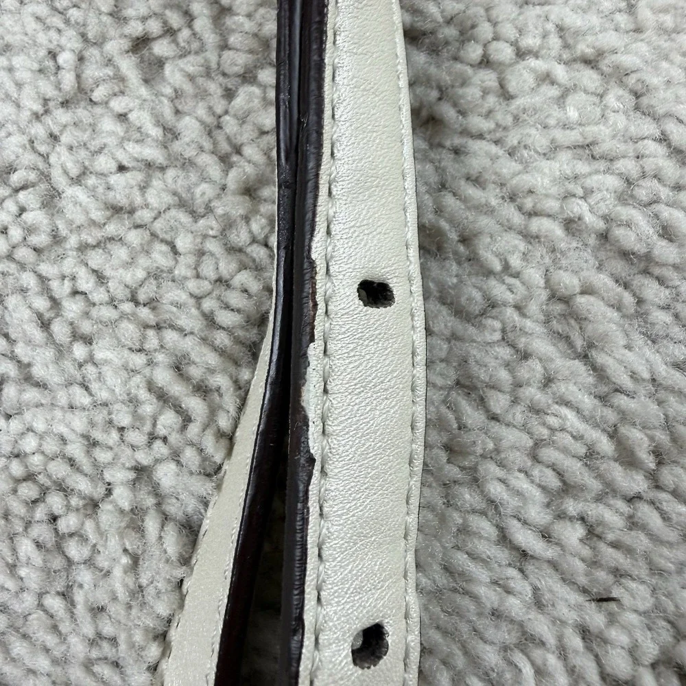 COACH Kristin Op Art Signature East West Crossbody Purse F22302 Convertible EUC